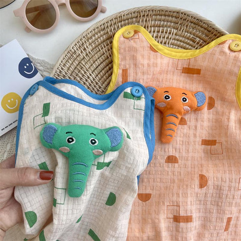 Summer New Baby Boy Cartoon Jumpsuit Boy Climbing Suit Ha Cute Fashion