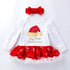 Christmas Baby Long Sleeve Ha Dress Jacket Climbing Dress Infant Festival Suit