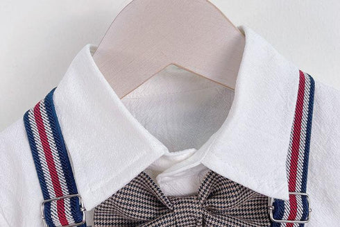 Boys' Bow Tie Shirt Set