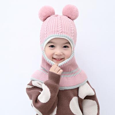 Baby hat scarf autumn and winter Circumference 18.1-19.7inch (46-50cm)