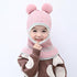 Baby hat scarf autumn and winter Circumference 18.1-19.7inch (46-50cm)