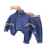 Children's baseball suit cardigan two-piece set