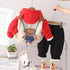 Boys winter three-piece leisure warm suit