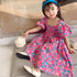 Children's Colorful Flower Dress