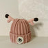 Children's Wool Hat Cute Antler Pullover Hat In Autumn And Winter Circumference 18.9-20.5 inch