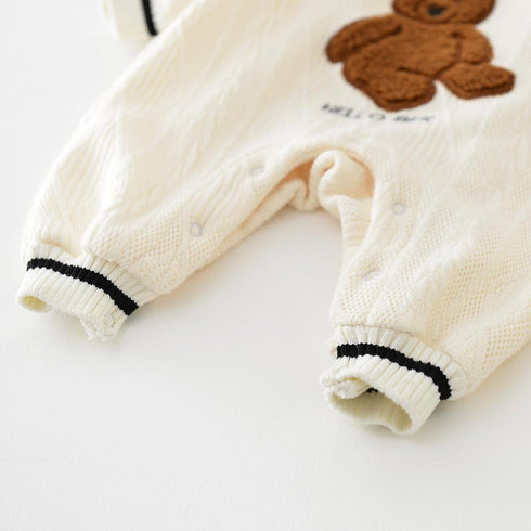 Thickened wool bear climbing suit