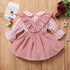 Autumn Children's Clothing Baby Girl Pink Plaid Skirt