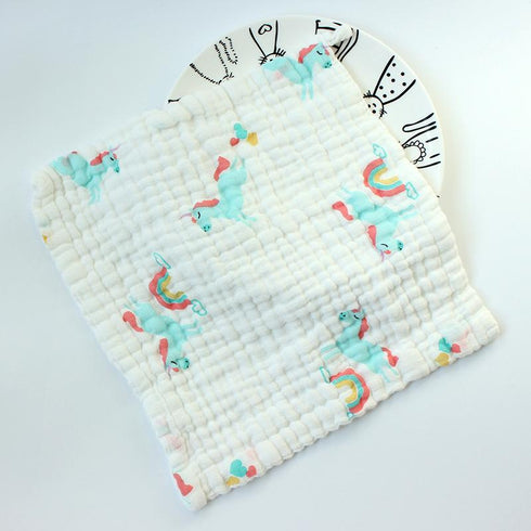 Baby 6-layer gauze saliva towel cotton bath towel