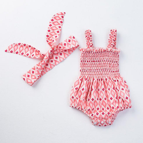 Suspender Bloomers Cute Vest Pleated Children's Jumpsuit