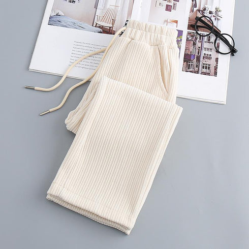 Girl's Corduroy Wide-Leg Pants