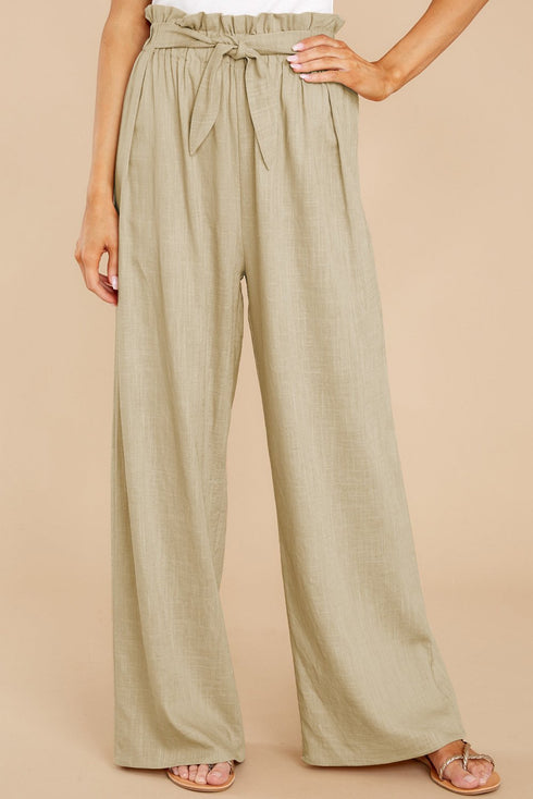 Loose Cotton and Hemp Casual Pants