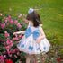 Girl's Bow Strap Dress Summer Girl's Summer Dress Paggy Princess Dress