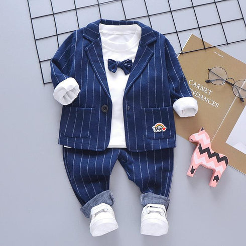 Boy's Little Suit Dress Three-Piece Set