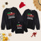 Christmas sweater black round neck without velvet warm long sleeve parent-child series