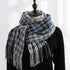 Fashion Plaid Scarf Sweet Cashmere Scarf Thickened Warm Shawl