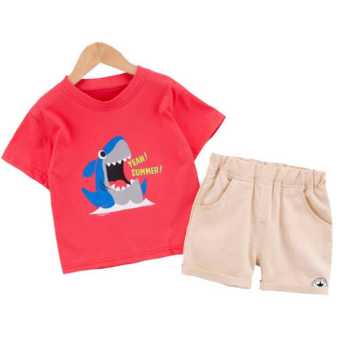 Boys' Summer Dress Sports Set Two-Piece Set
