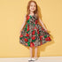 Children's Patchwork Leopard Suspender Dress
