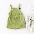 Little Fresh Daisy Rainbow Rabbit Suspender Top + Shorts Cute Two Piece Set