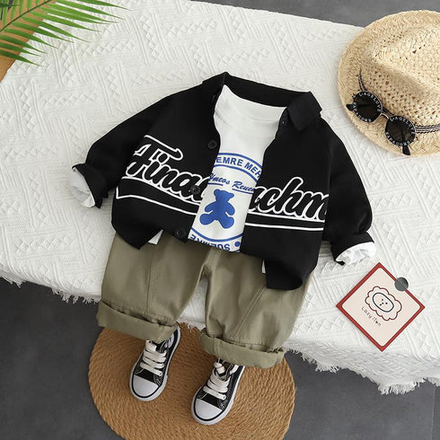 Boys suit three-piece set