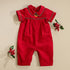 Christmas newborn jumpsuit festival baby climbing suit