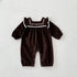 Cotton Embroidered Square Neck Jacket Long Sleeve Climbing Clothing