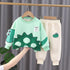 Boys autumn and winter cartoon vests two-piece set