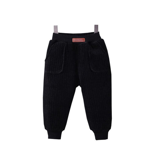 Winter children's pants plus velvet sports pants