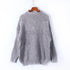 Autumn and Winter High Neck Twist Knitted Sweater