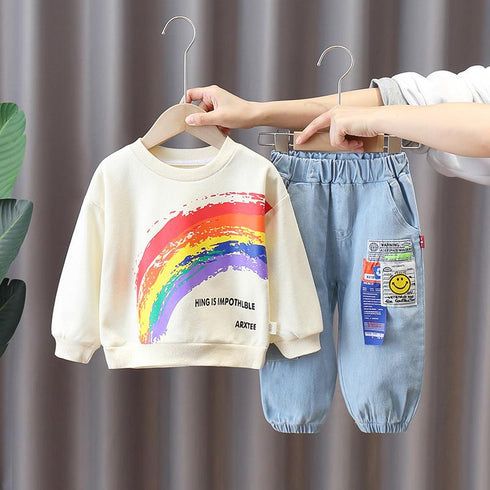 Children's Foreign-style Wei Yi Two-Piece Set