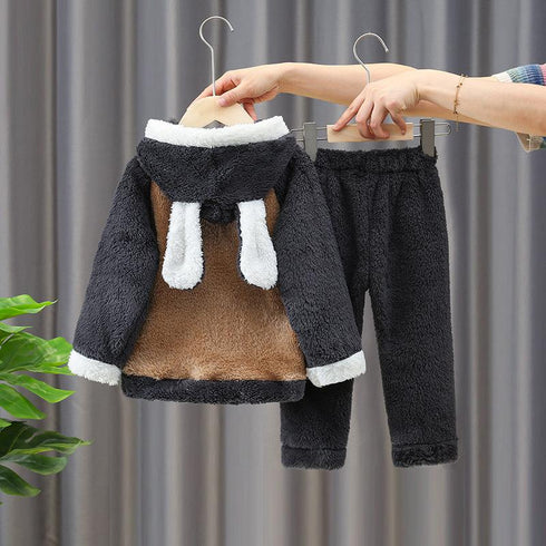 Winter boys pajamas two-piece set