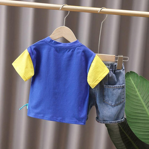 Summer boy short sleeve suit