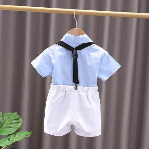 Summer short sleeve children's suit