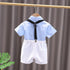 Summer short sleeve children's suit