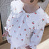 Girls Long Sleeve Shirt 2022 Spring And Autumn New Foreign Style Girls Floral Shirt Sweet Doll Shirt
