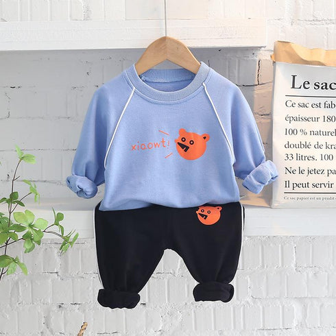 Boys spring and autumn suit two-piece set