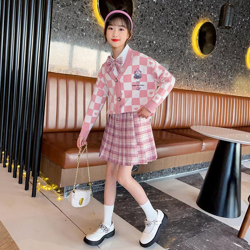 Spring Embroidered Shirt Set