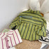 Spring And Autumn Boys Fashion Striped Long Sleeve Shirt