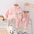 Winter children's long sleeve suit two-piece set