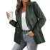 Fall winter jacket solid color blazer