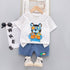 Children's Summer Denim Short Sleeve Set
