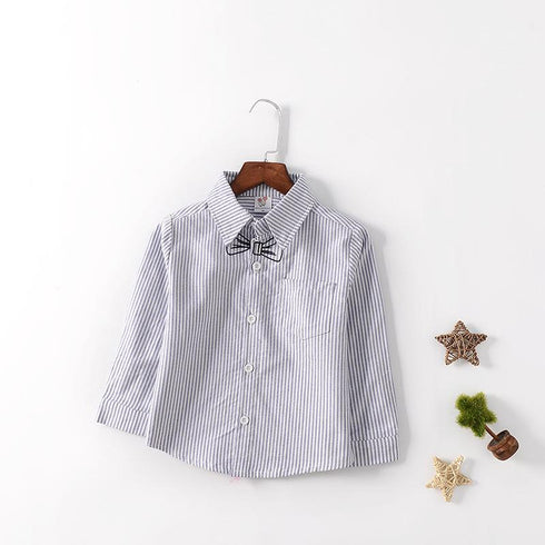 Autumn Butterfly Embroidered Shirt