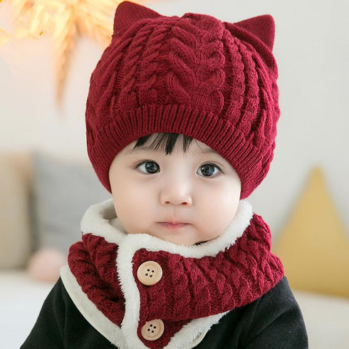 Baby Fall/Winter Warm Hat Circumference 17.3-20.5 inch. (44-52 cm)