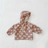 Spring and autumn love polka dot printed windproof sunscreen cardigan long sleeve thin hooded coat