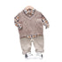 Boy's Plaid Shirt Knit Vest Set of Three