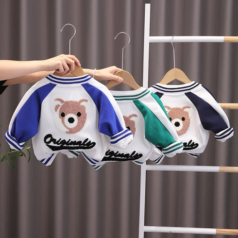 Kids Casual Baseball Jacket Jacket