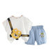 Children's short sleeve suit summer