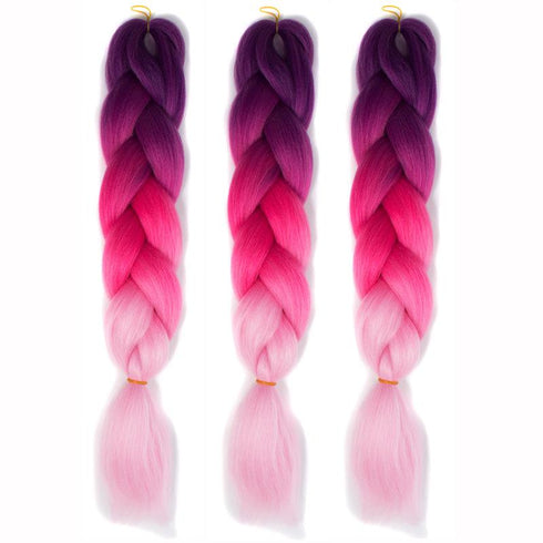 Chemical fiber big braid wig color dirty braid