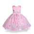 Girls Printed Princess Dress Children's Clothing Dress Dress Unkempt Dress New European And American Dress