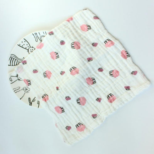 Baby 6-layer gauze saliva towel cotton bath towel