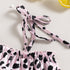 Summer Girl's Leopard Shoulder Swimsuit